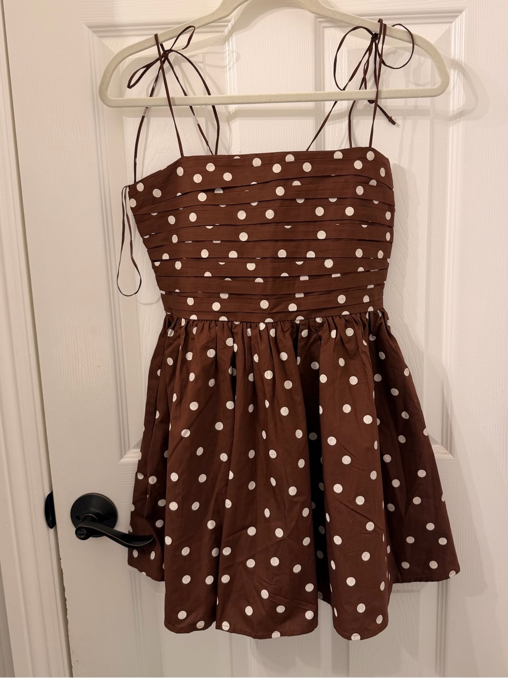 Abercrombie & Fitch Brown Polka Dot Mini Dress